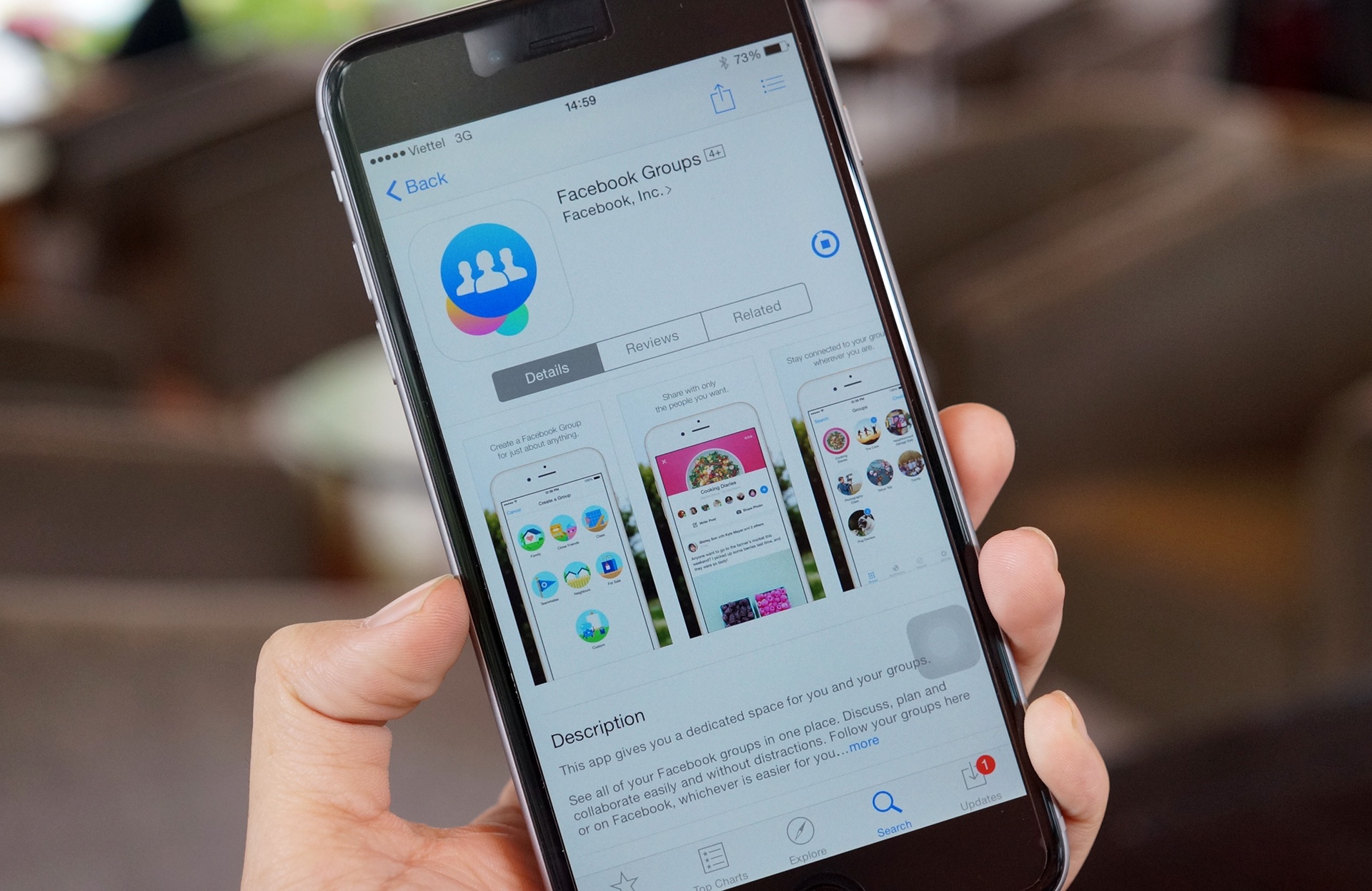 Facebook ra mat ung dung Group de ket noi giua nhieu nguoi hinh anh