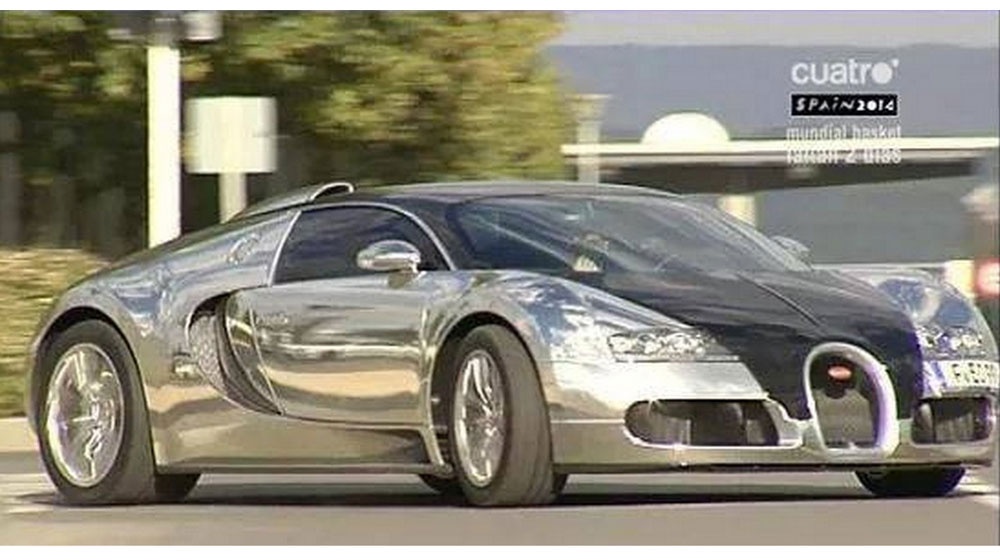 Chiếc Bugatti Veyron mới tinh của Benzema.