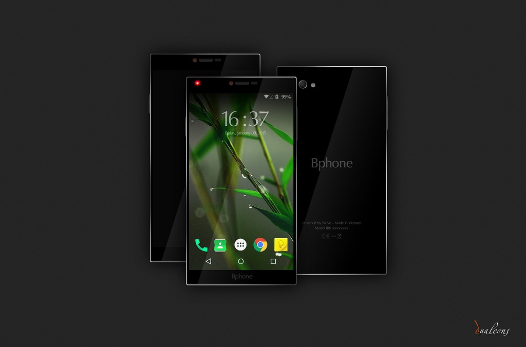 Ban dung thiet ke cua smartphone BKAV hinh anh