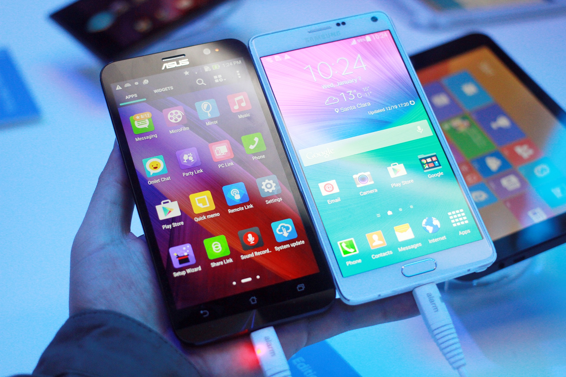 Zenfone 2 so thiet ke voi Galaxy Note 4 hinh anh