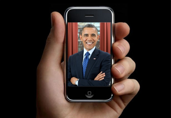 Tong thong Obama la fan dau tien cua iPhone? hinh anh