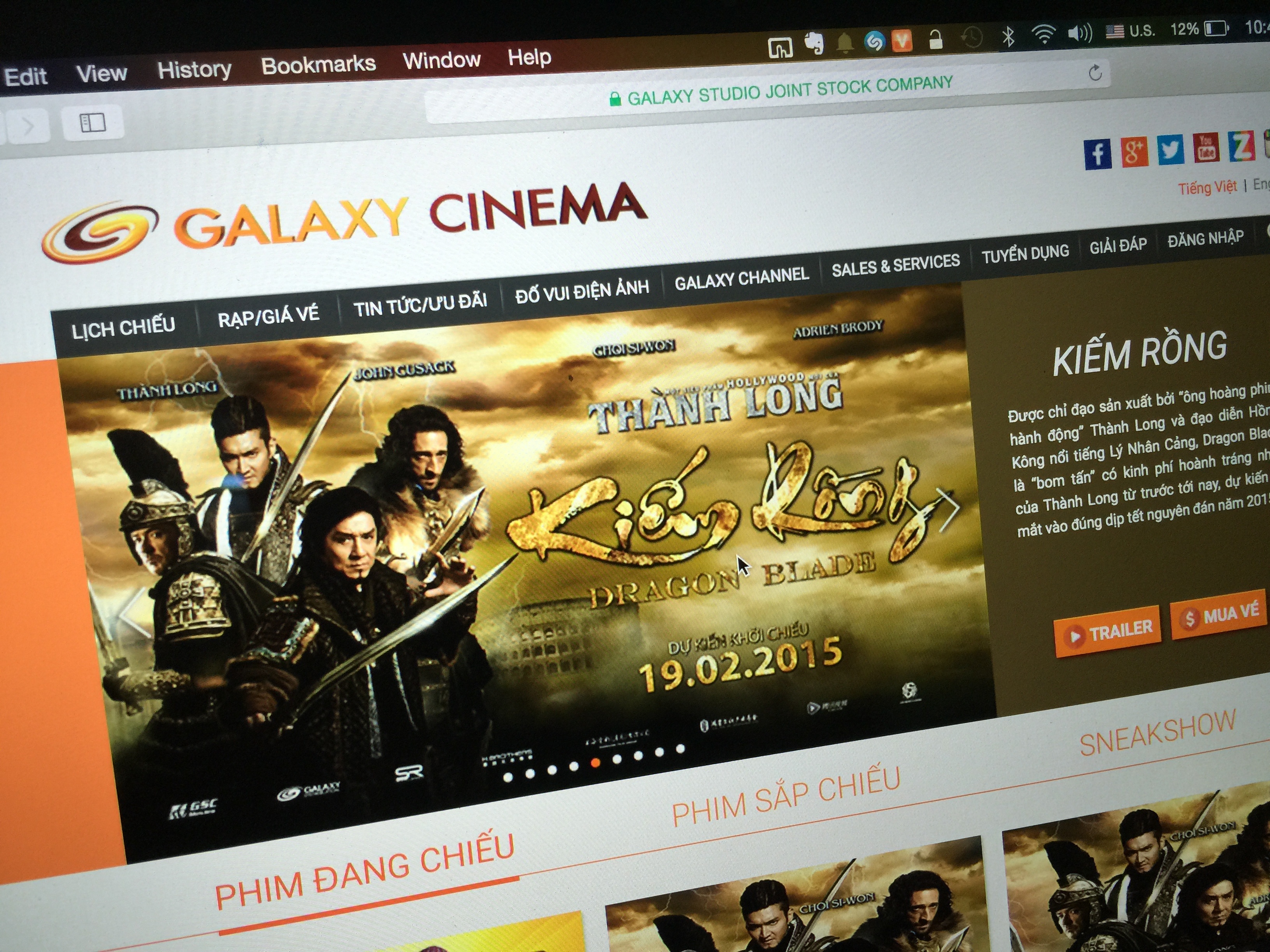 Website cua Galaxy Cinema da hoat dong tro lai hinh anh