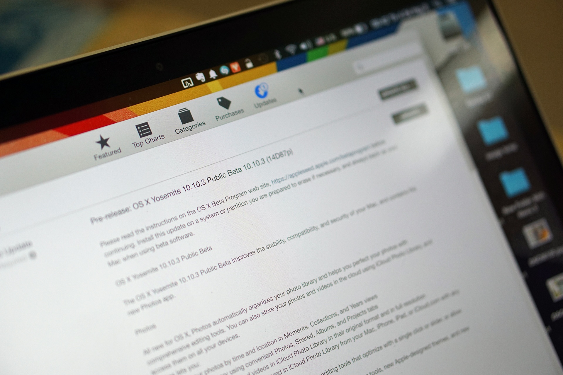 Mac OS X 10.10.3 ra mat ban thu nghiem, quan ly anh tot hon hinh anh