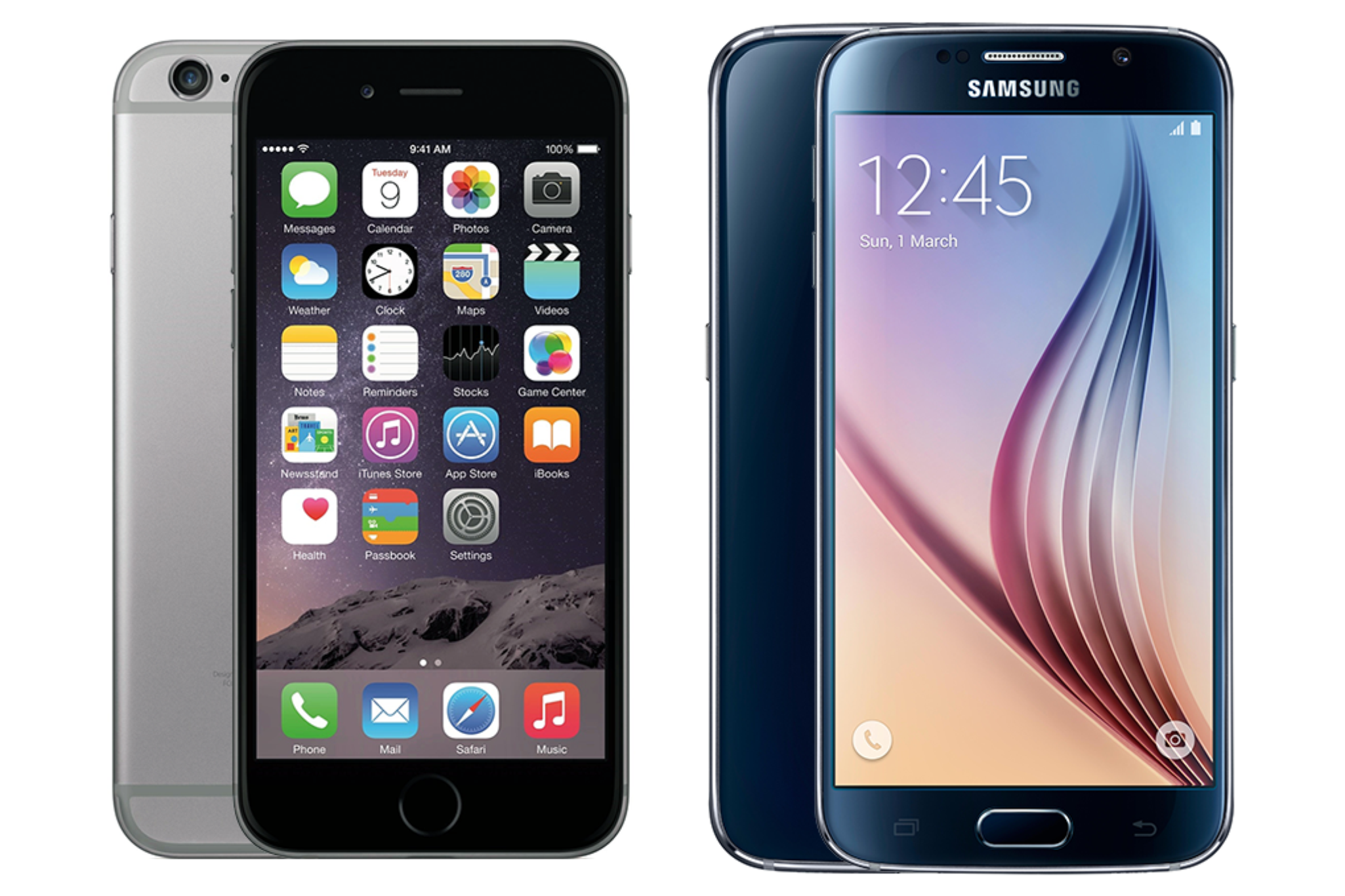 Galaxy S6 va iPhone 6: Smartphone nao dep hon? hinh anh