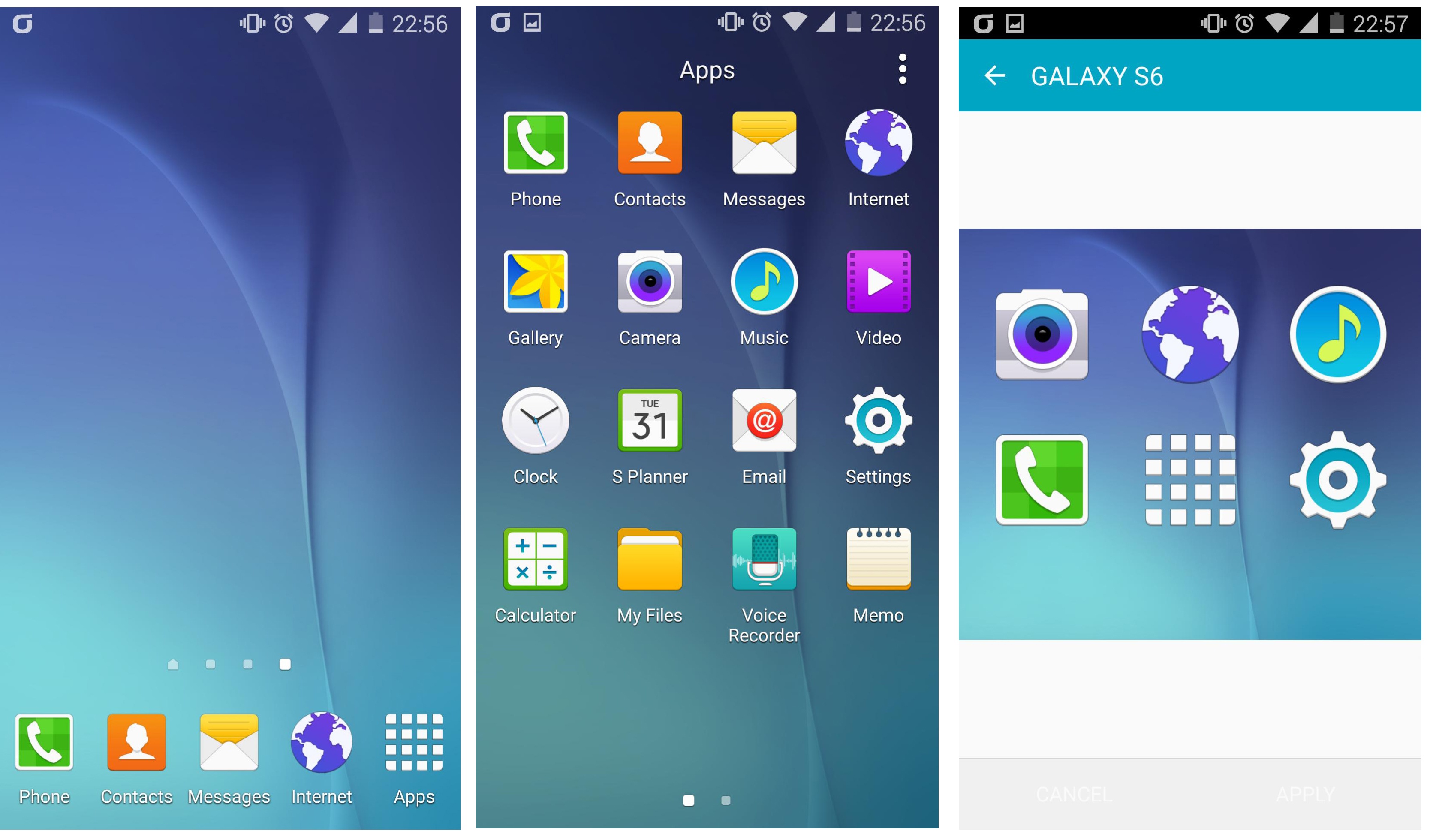 Mang giao dien phang tren Galaxy S6 len Galaxy Note 4 hinh anh