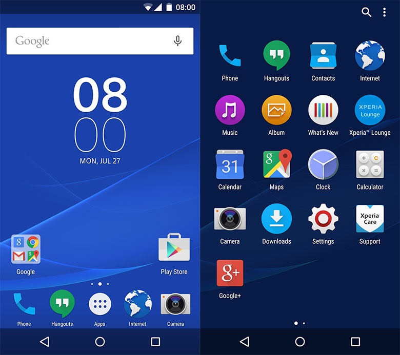 Sony tiet lo hinh anh giao dien moi cua Xperia hinh anh