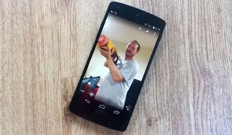 YouTube cho Android da biet cach mo video quay doc hinh anh