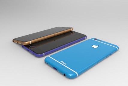 Anh dung iPhone 6C man hinh 4,5 inch, nhieu mau dep hinh anh