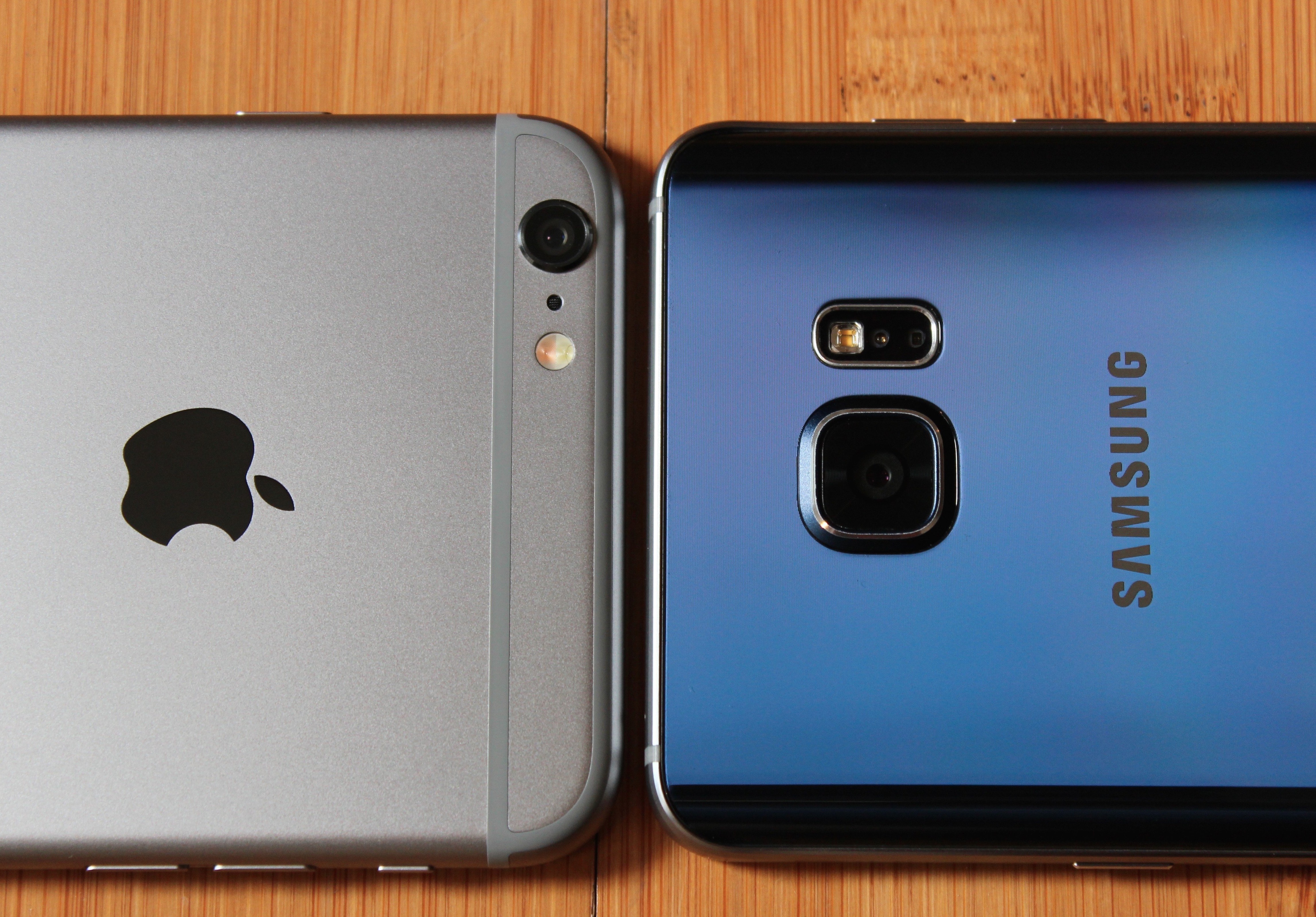 Galaxy Note 5 so camera voi iPhone 6 Plus hinh anh