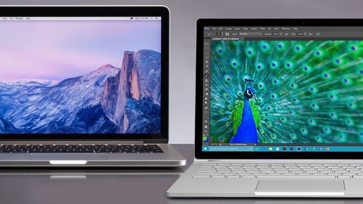 Chon Surface Book hay MacBook Pro 2015? hinh anh
