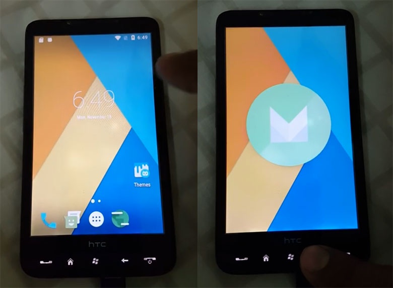 Smartphone do co HTC HD 2 van chay duoc Android 6.0 hinh anh