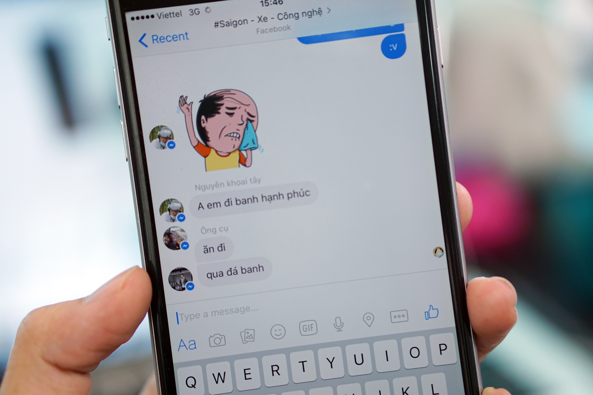 Facebook cho dat biet danh tuy y trong Messenger hinh anh