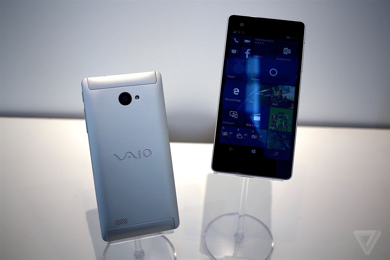 Anh chi tiet Vaio Phone Biz vua ra mat hinh anh