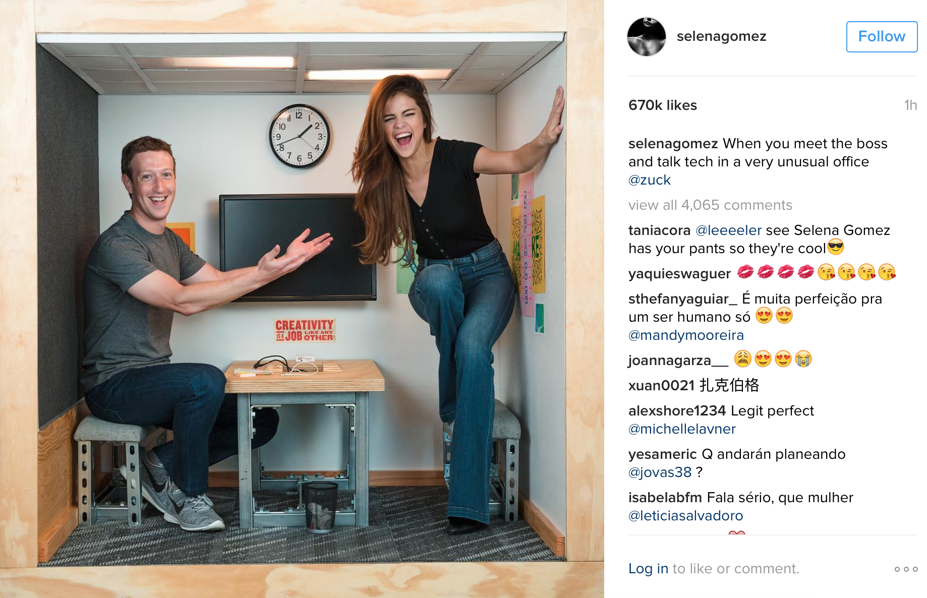 CEO Facebook gặp Selena Gomez ảnh 2 CEO Facebook gap Selena Gomez anh 2