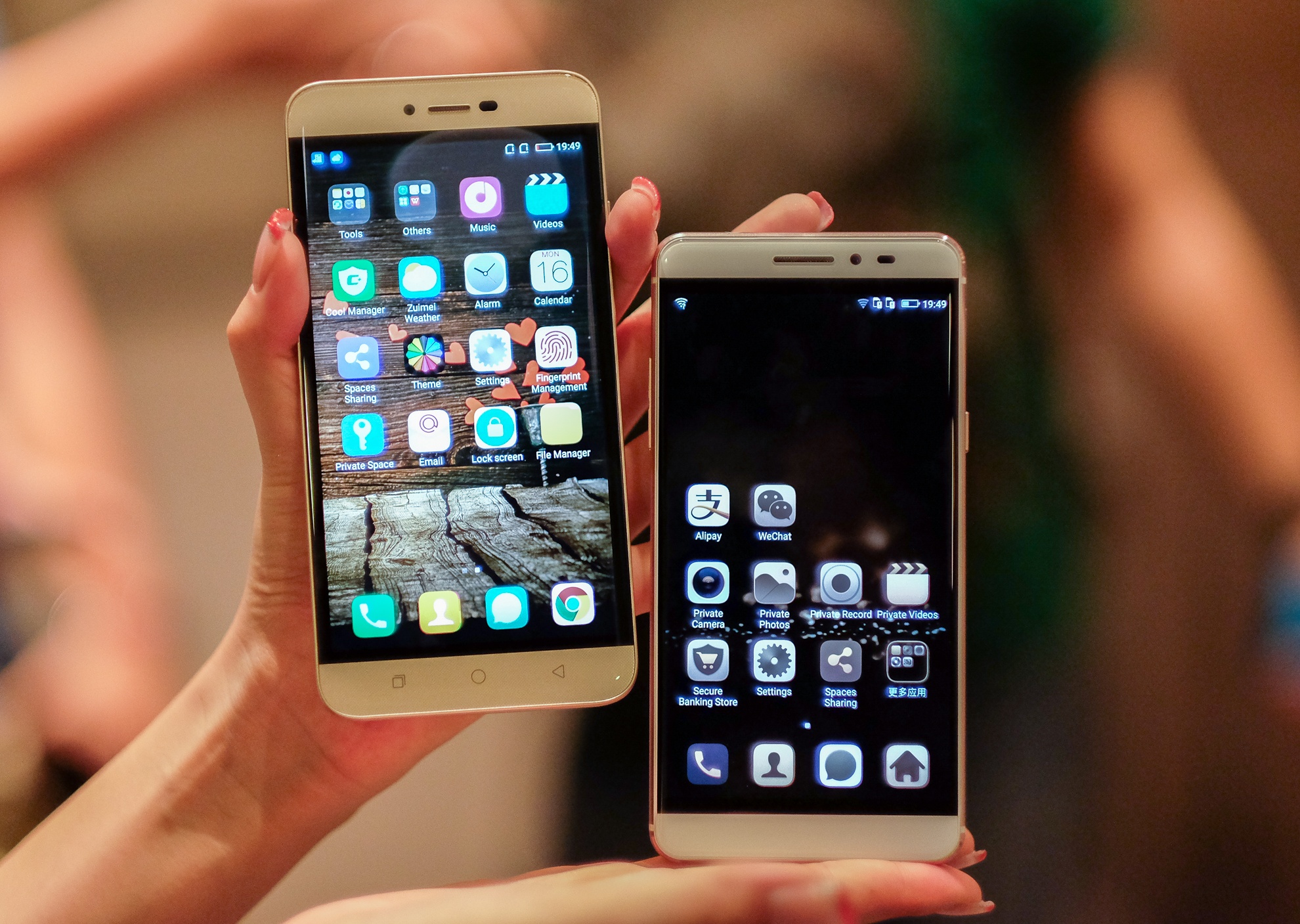 Coolpad ra Max va Max Lite cau hinh cao, co che do rieng tu hinh anh