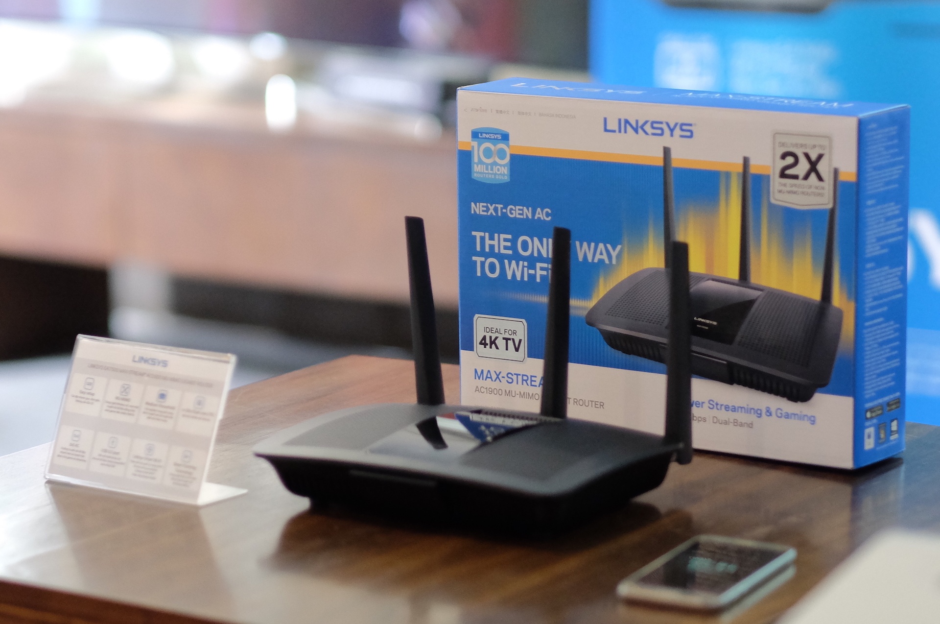 Wi-Fi Router ho tro streaming video 4K anh 1