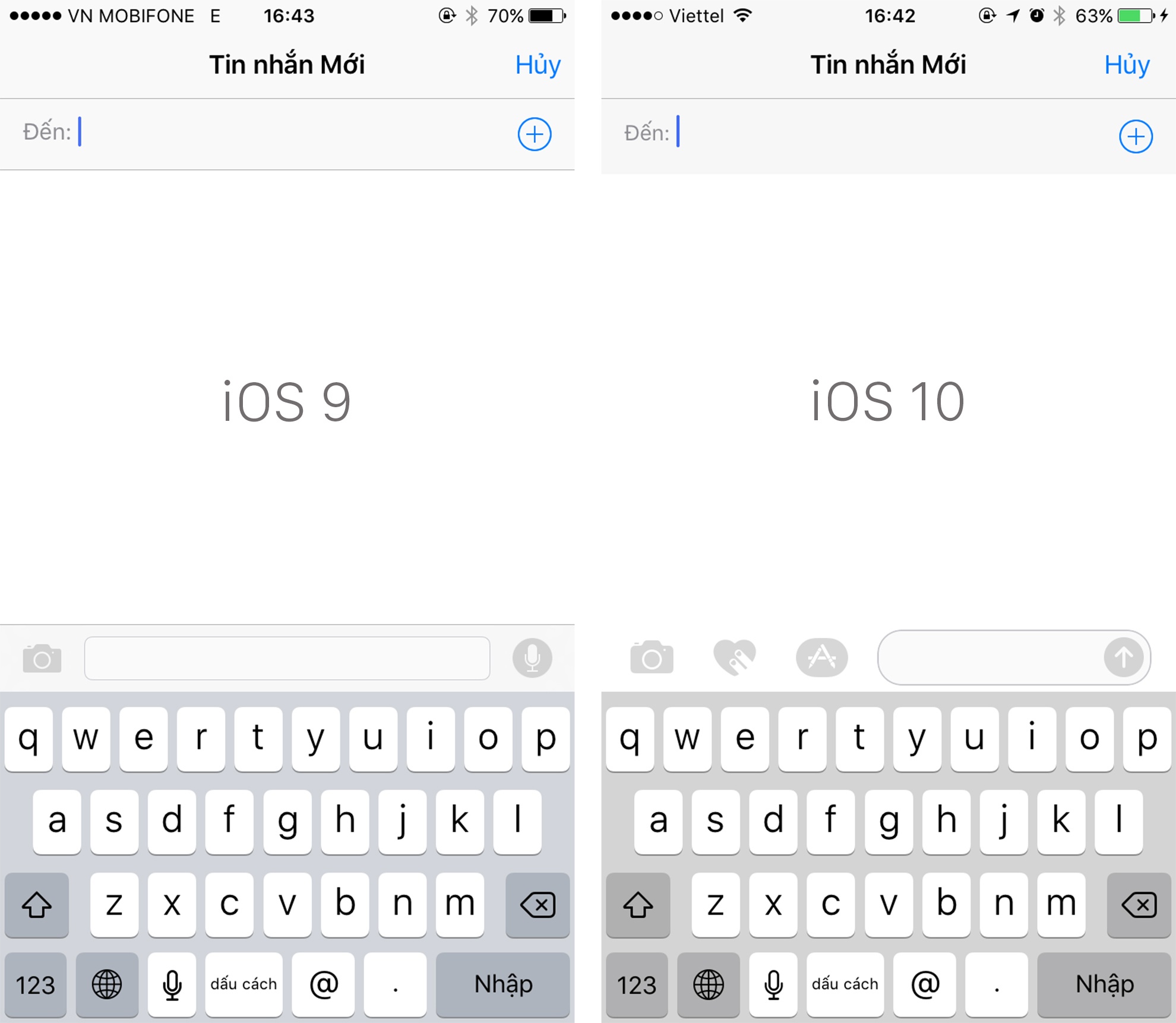 So sanh iOS 9 va iOS 10 anh 6
