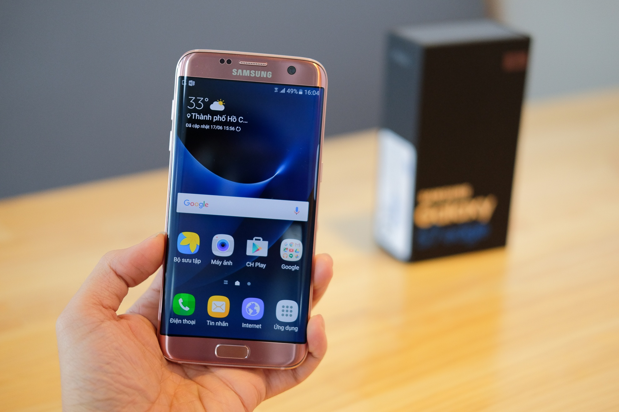 Samsung Galaxy S7 edge mau hong pink anh 11