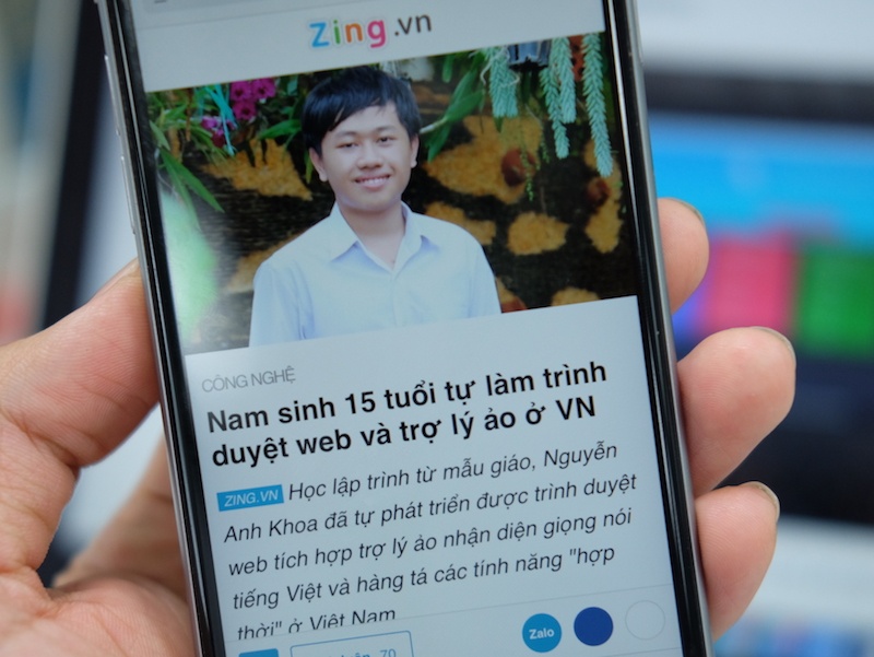 Tac gia 15 tuoi bat ngo go trinh duyet 'made in Vietnam' hinh anh