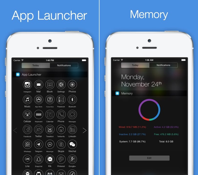ung dung tren man hinh khoa iPhone anh 6