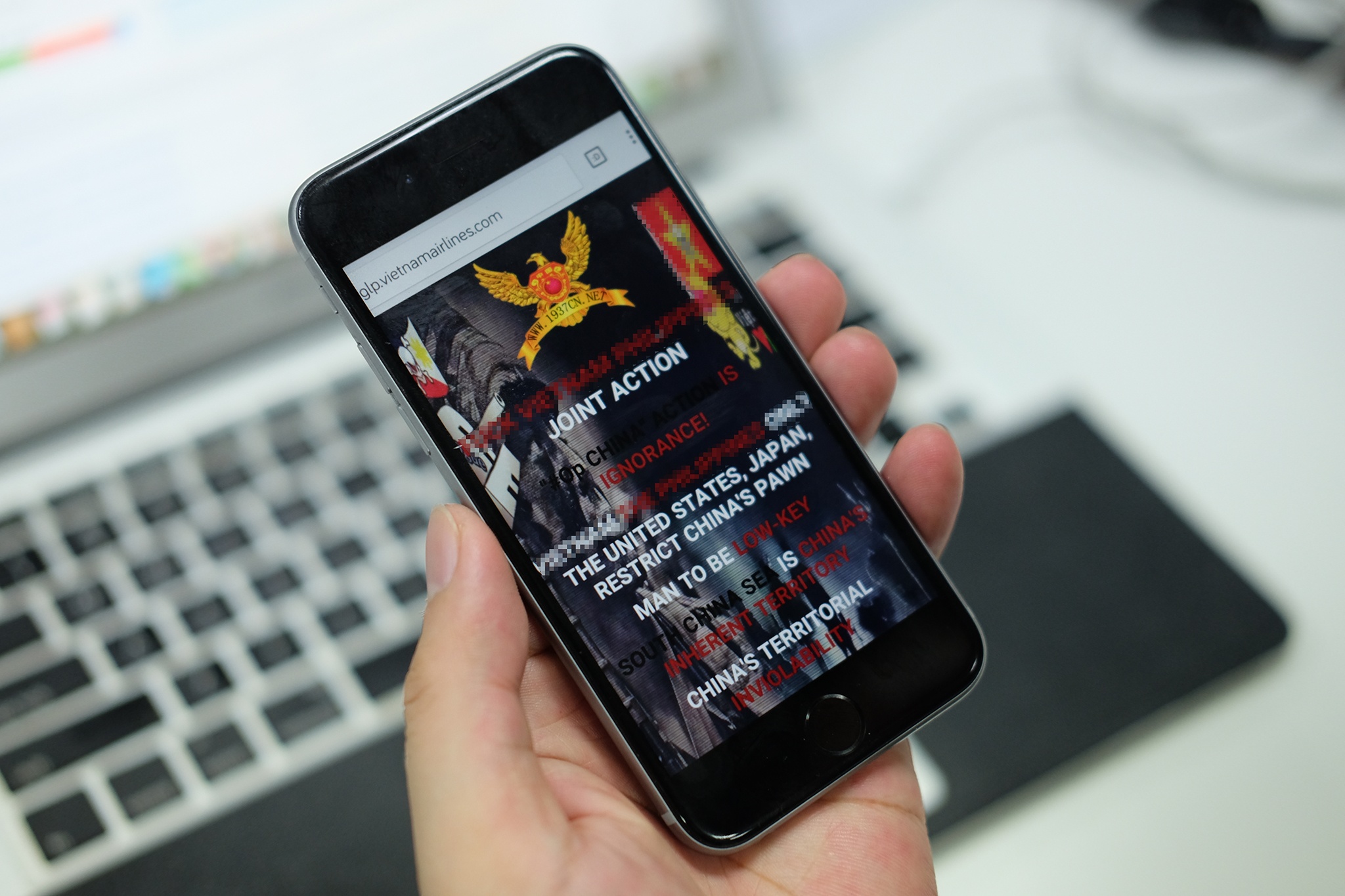 Lo hong trang web Vietnam Airlines da duoc canh bao tu lau hinh anh