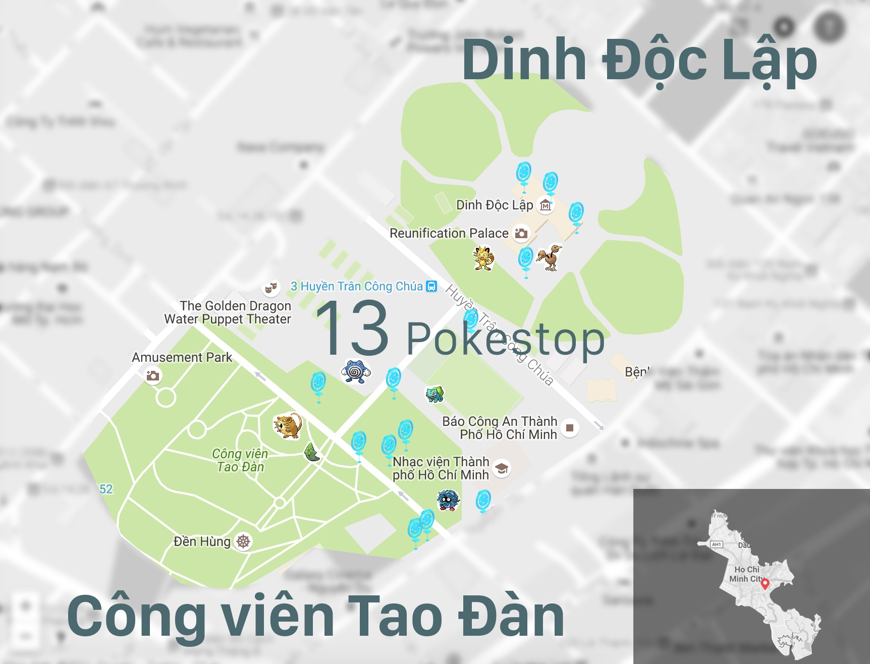dia diem tap trung nhieu Pokemon tai Viet Nam anh 7