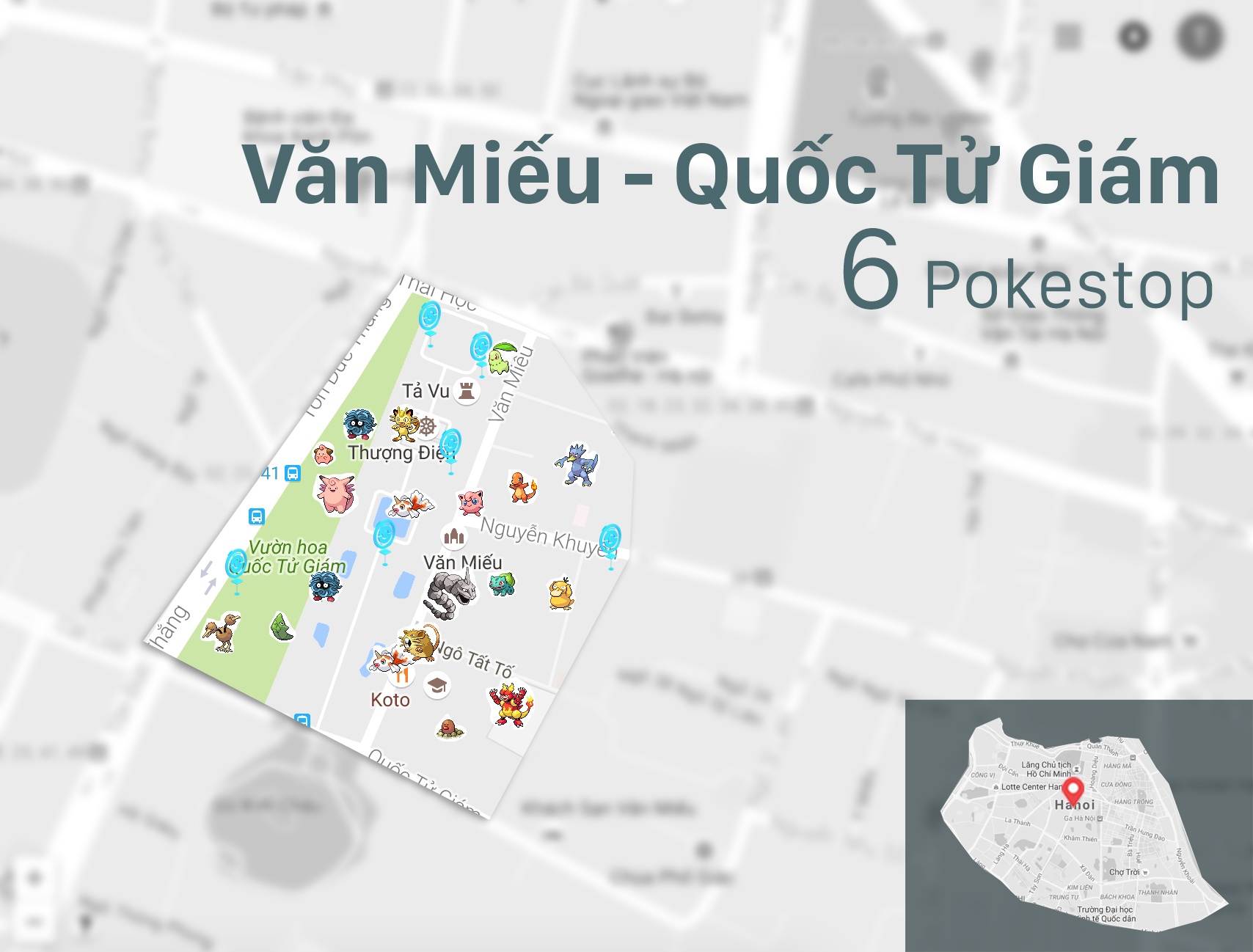 dia diem tap trung nhieu Pokemon tai Viet Nam anh 3