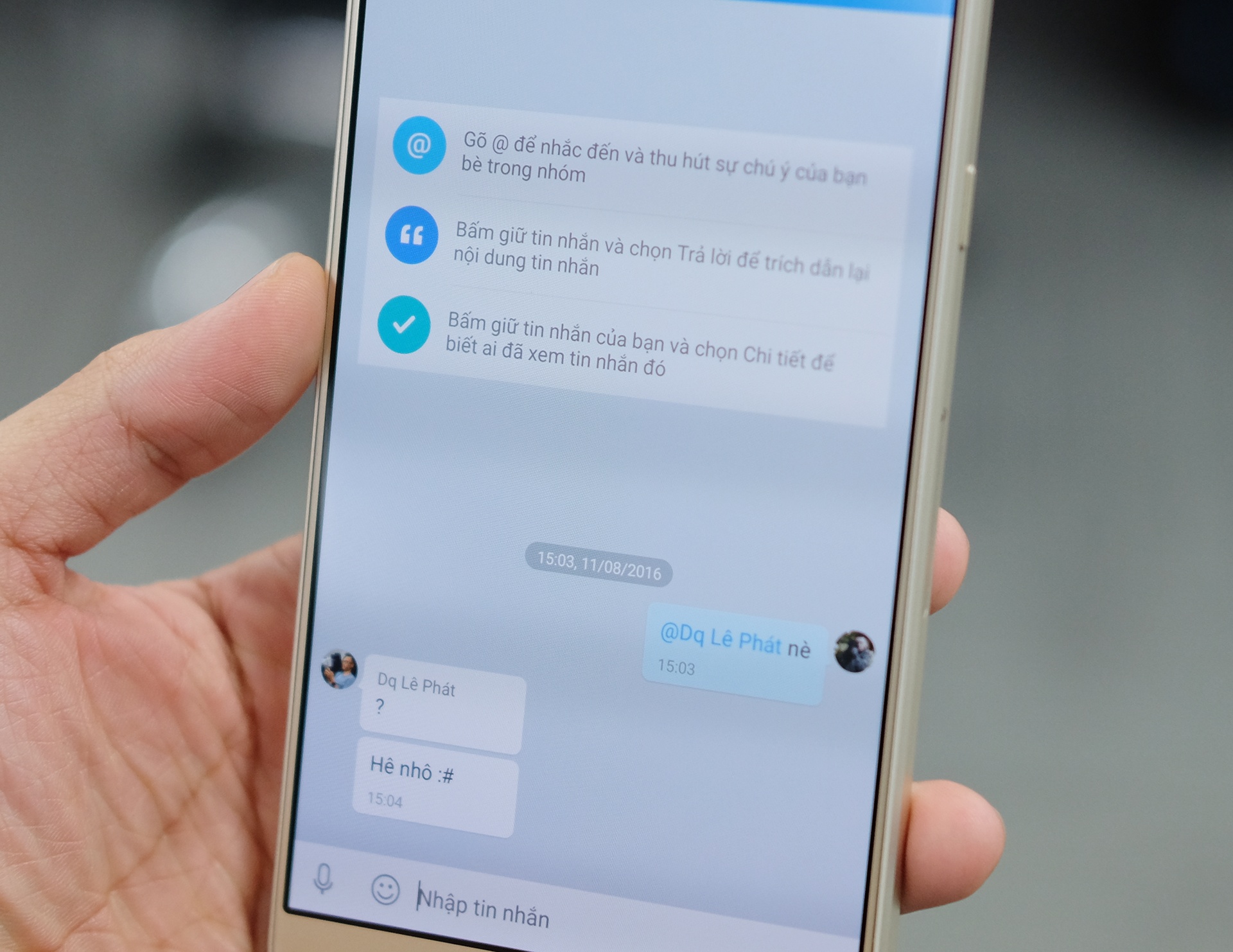 Zalo phien ban moi bo sung ba cong cu chat nhom hinh anh