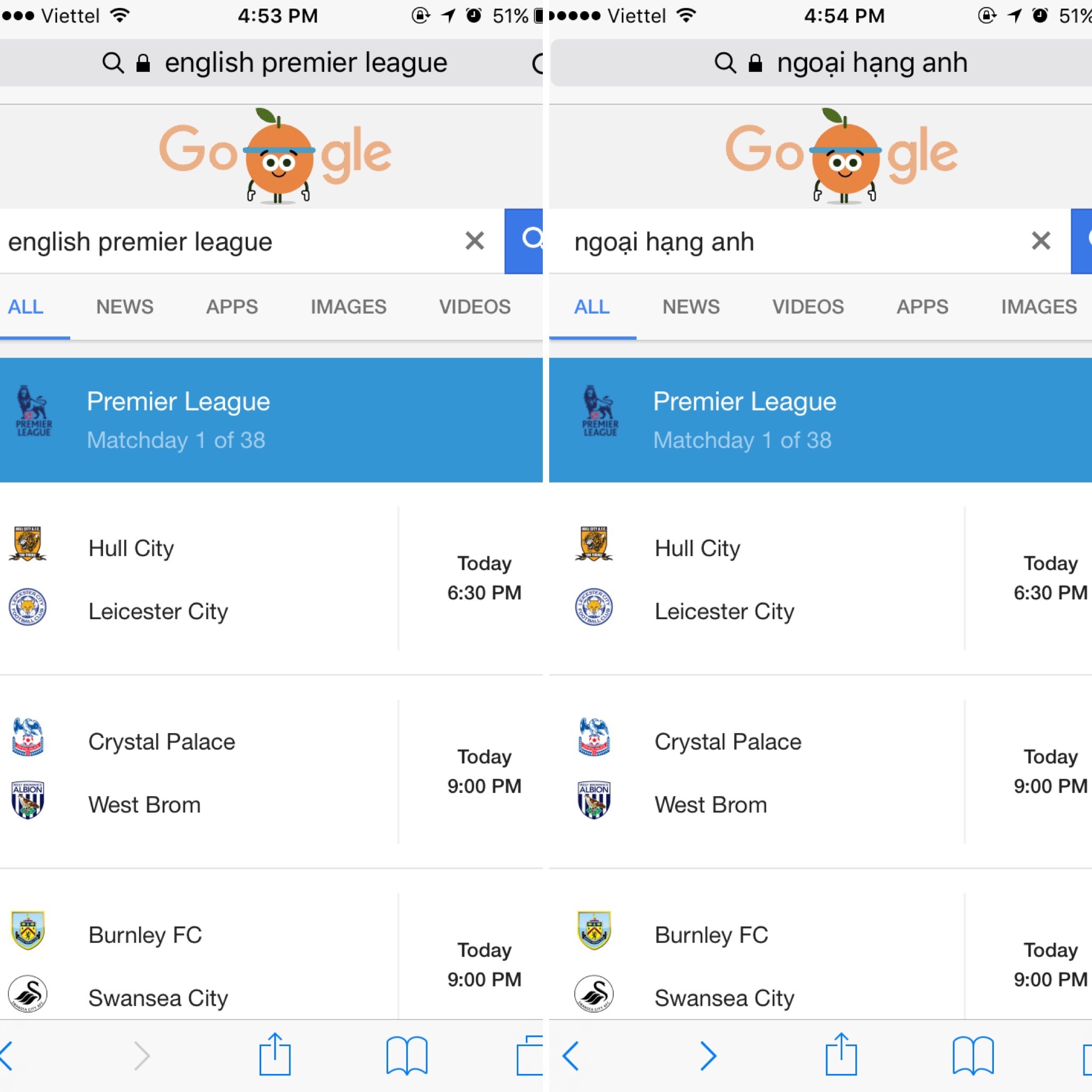 ung dung xem lich thi dau Ngoai hang Anh anh 5