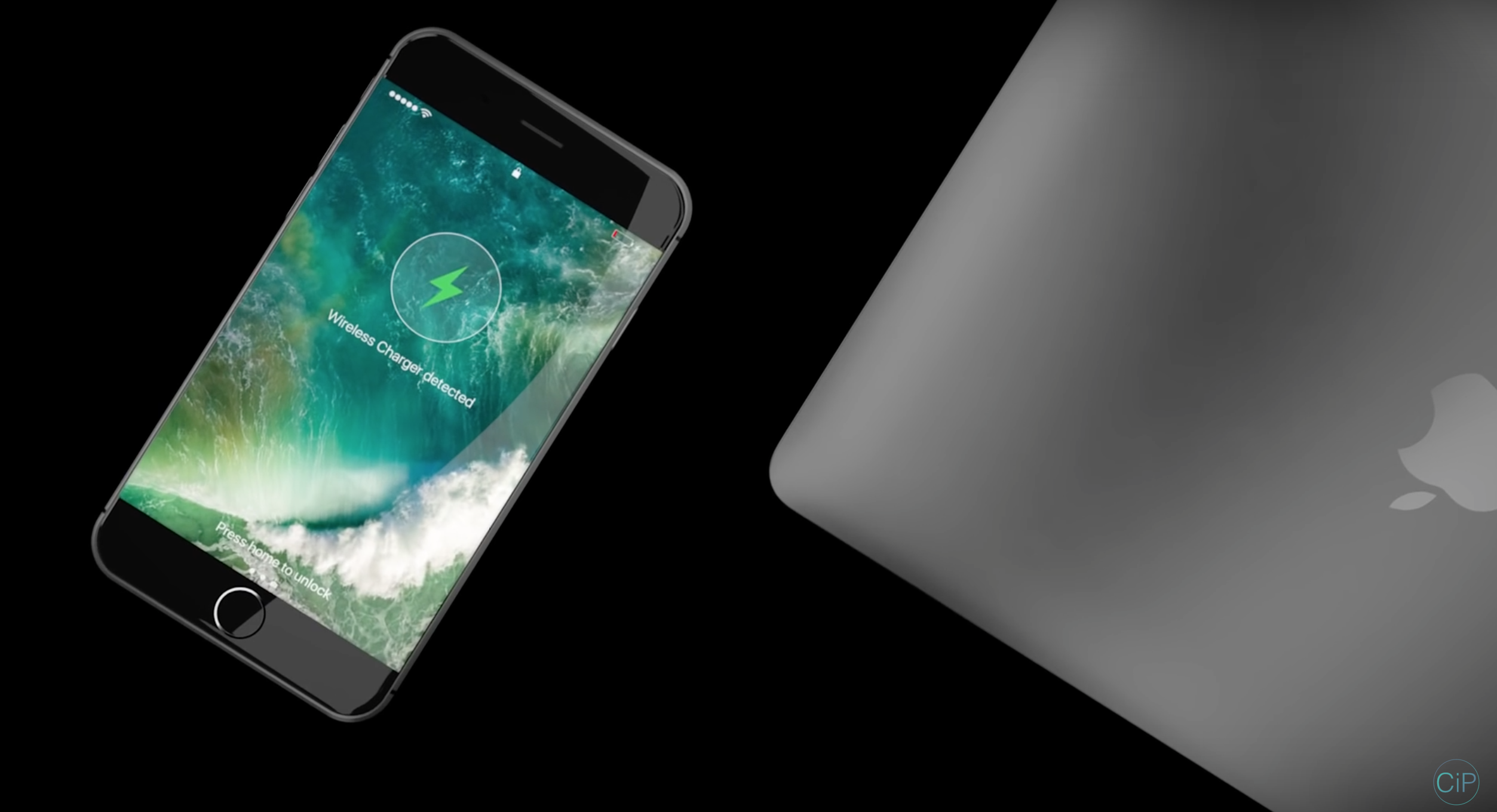 Y tuong iPhone 8 mat kinh cong, sac khong day, SIM dien tu hinh anh