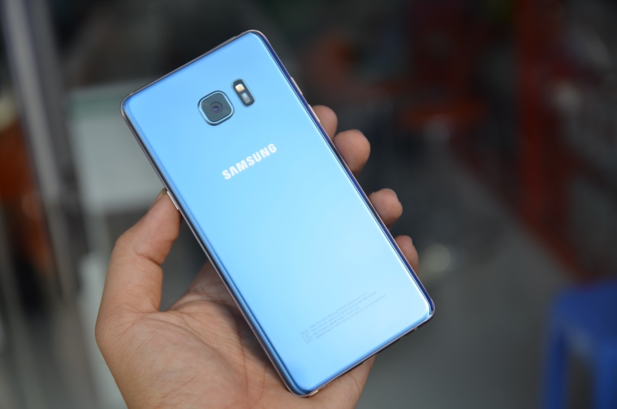 Galaxy Note 7 Blue Coral o Viet Nam anh 8