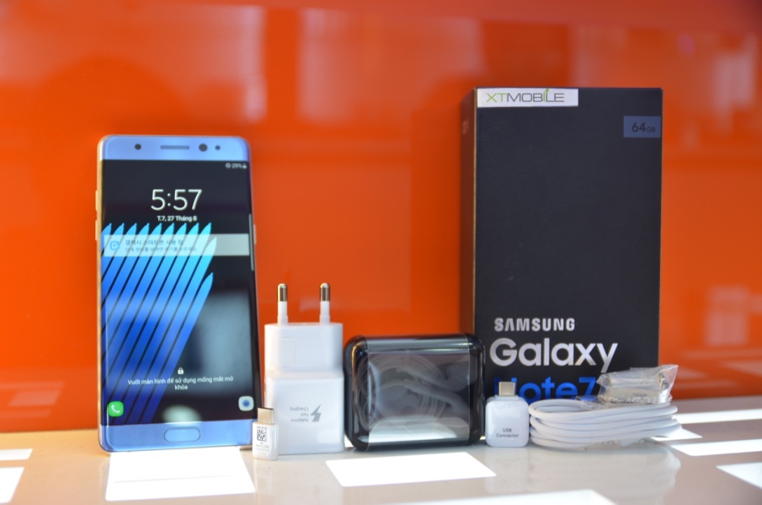 Galaxy Note 7 Blue Coral o Viet Nam anh 3