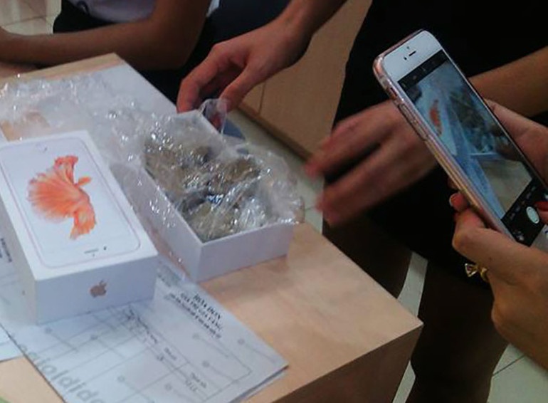 Hop iPhone 6S chinh hang chua toan soi da o Yen Bai hinh anh