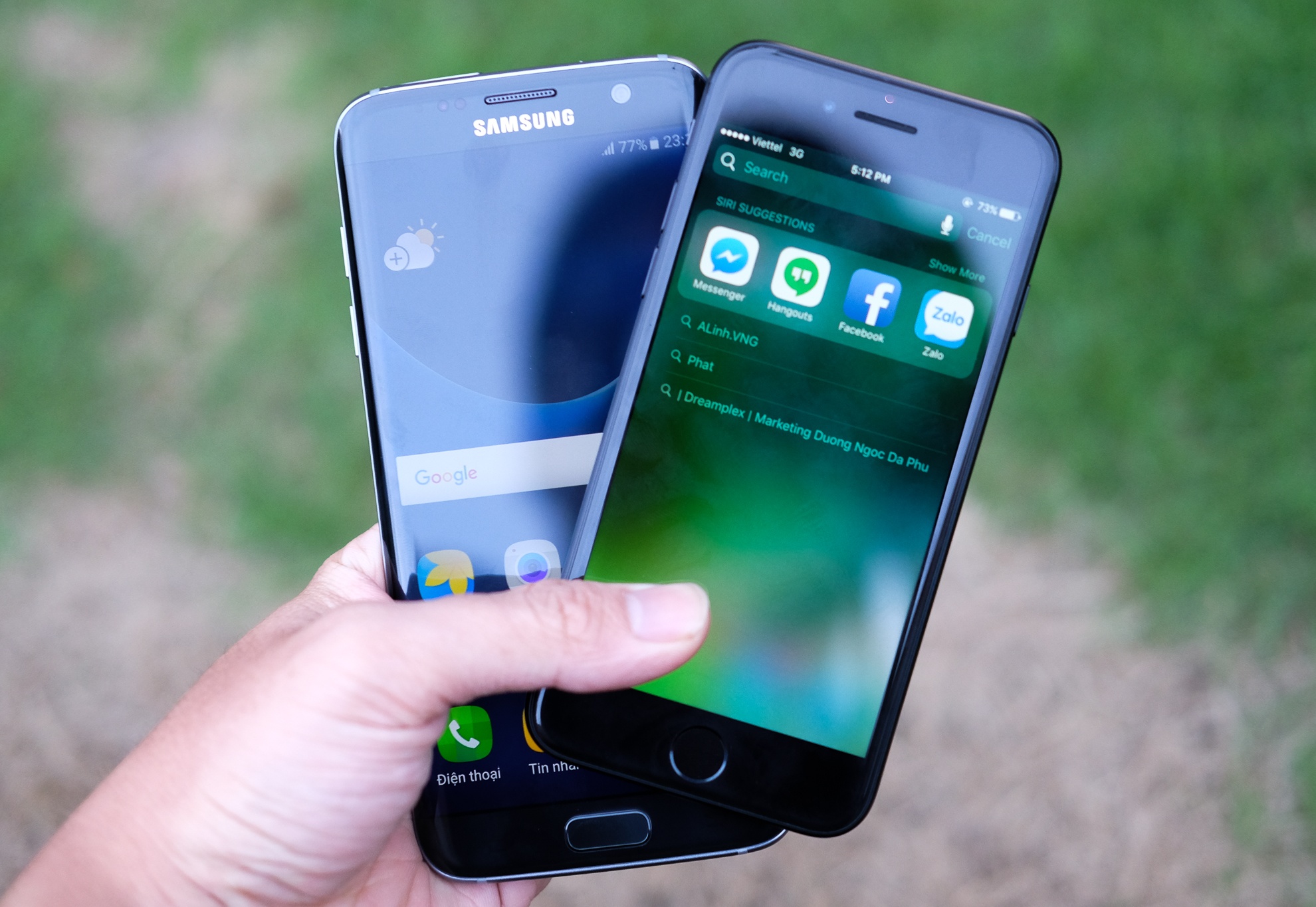 Galaxy S7 edge va iPhone 7 do dang anh 9