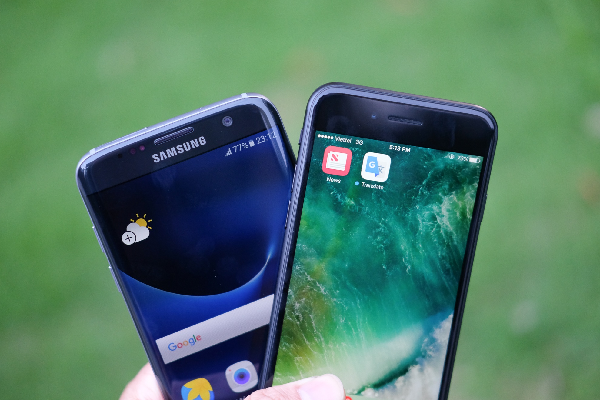 Galaxy S7 edge va iPhone 7 do dang anh 7
