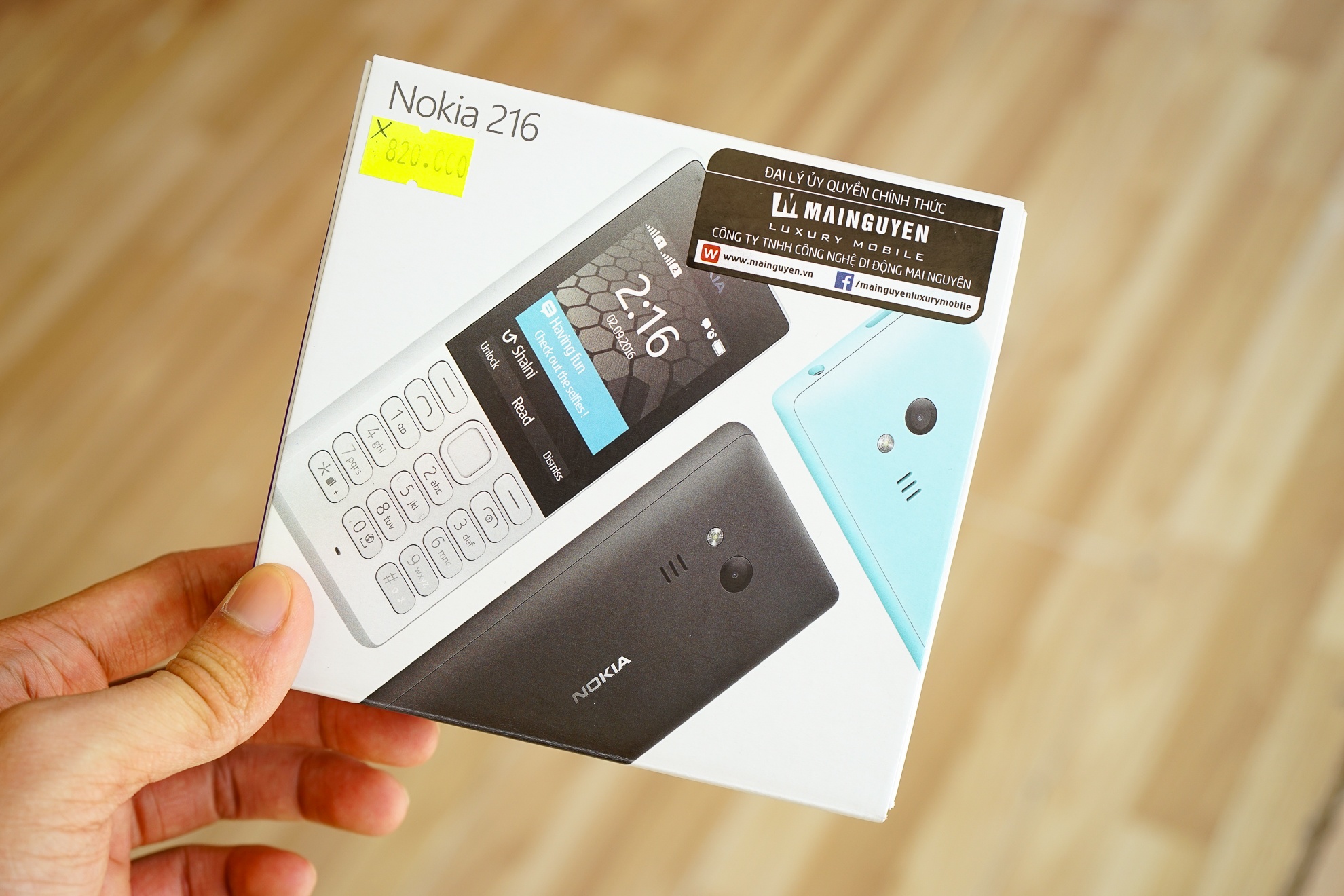 Mở hộp Nokia 216 ảnh 1 Mo hop Nokia 216 anh 1