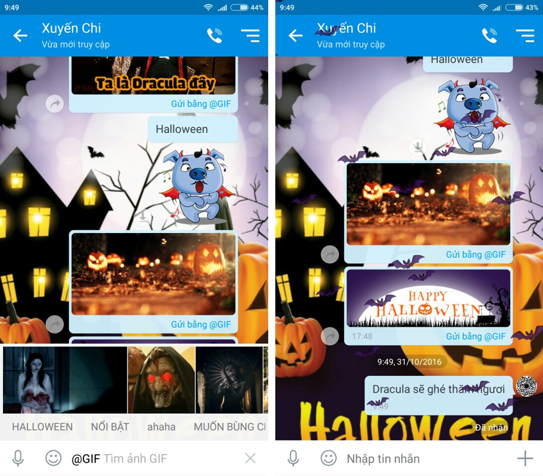 nhat ma tren Zalo anh 1