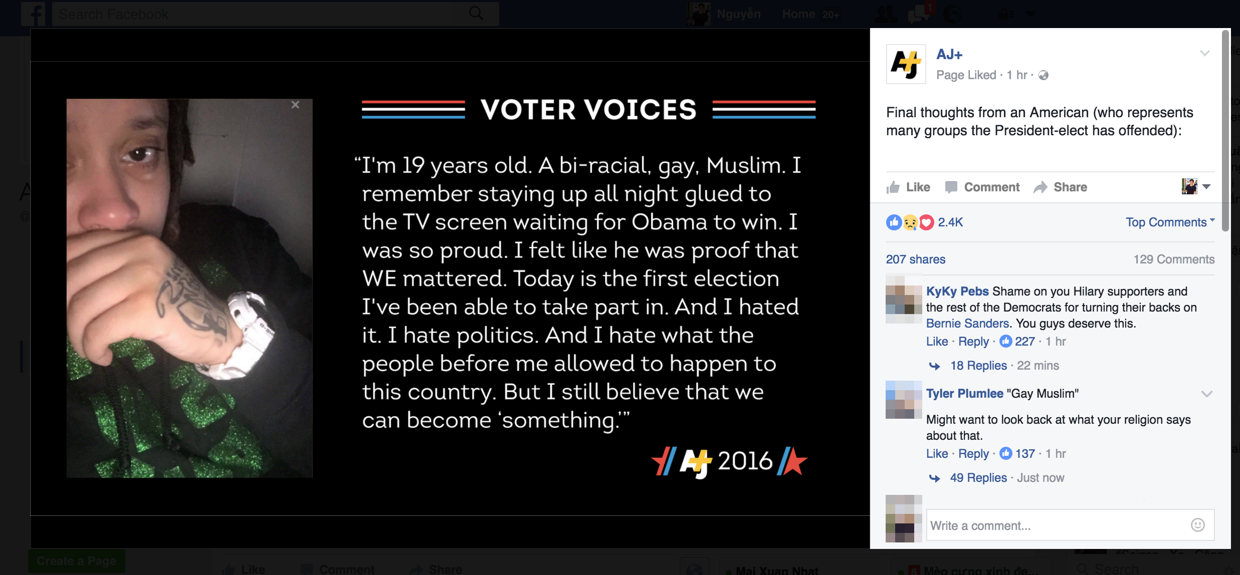 bức xúc trên Internet với kết quả bầu cử Mỹ ảnh 1 buc xuc tren Internet voi ket qua bau cu My anh 1