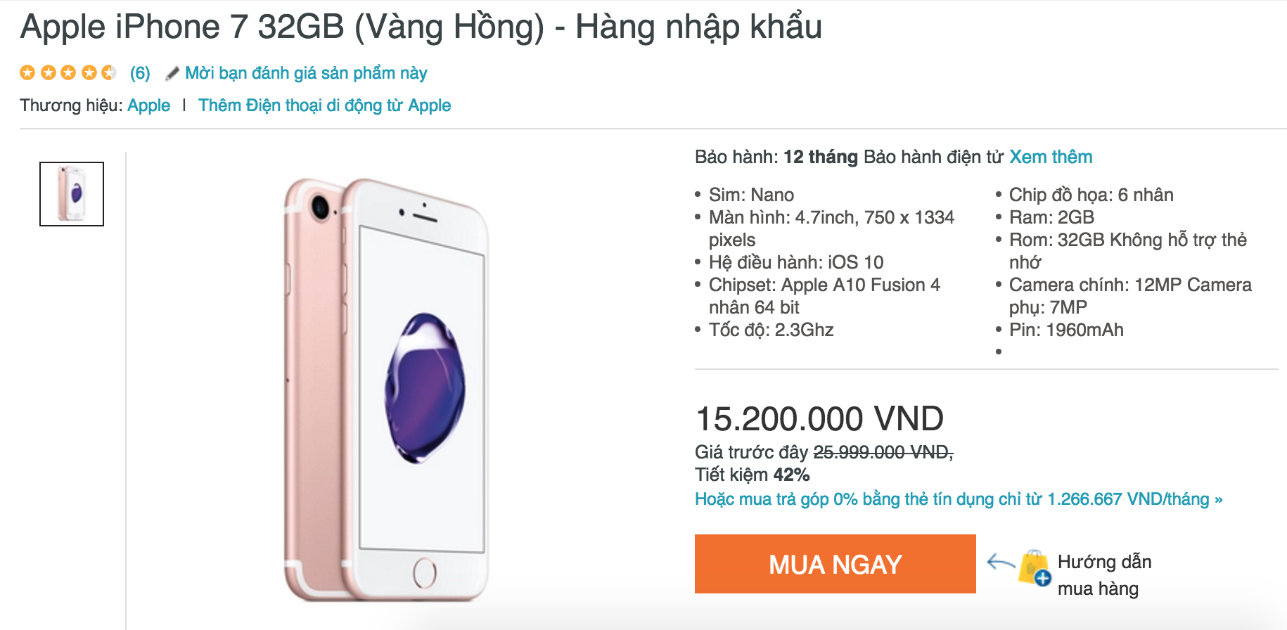 iPhone 7 giam gia anh 1