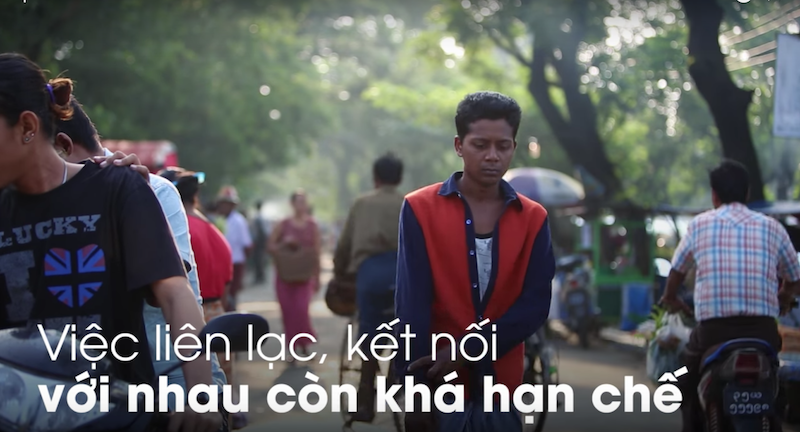 Zalo dang thay doi cach nguoi dan Myanmar lien lac hinh anh