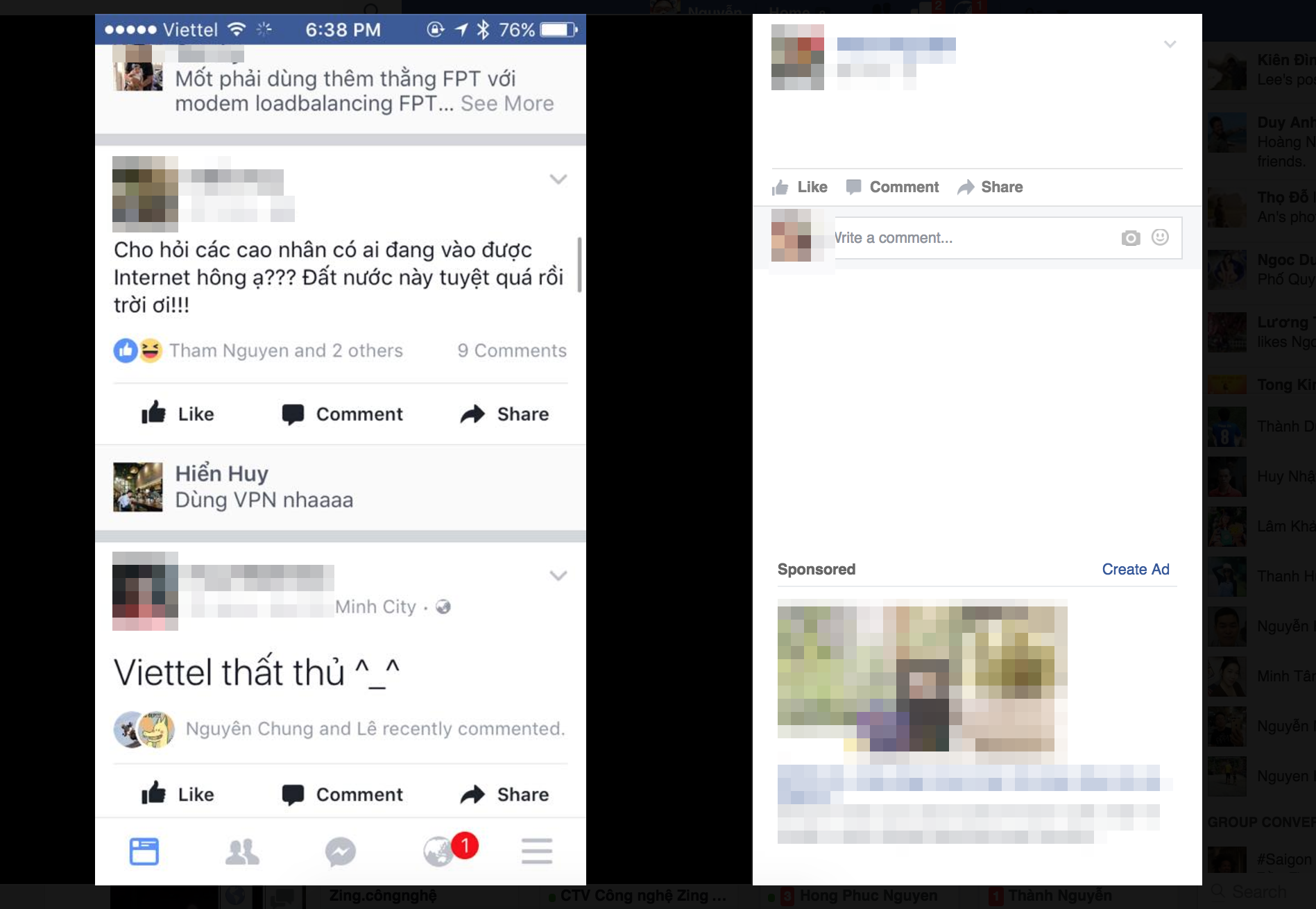 Viettel không truy cập được Google, Facebook ảnh 1 Viettel khong truy cap duoc Google, Facebook anh 1