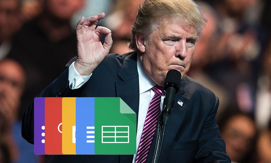 Google Docs dang chong lai Donald Trump hinh anh