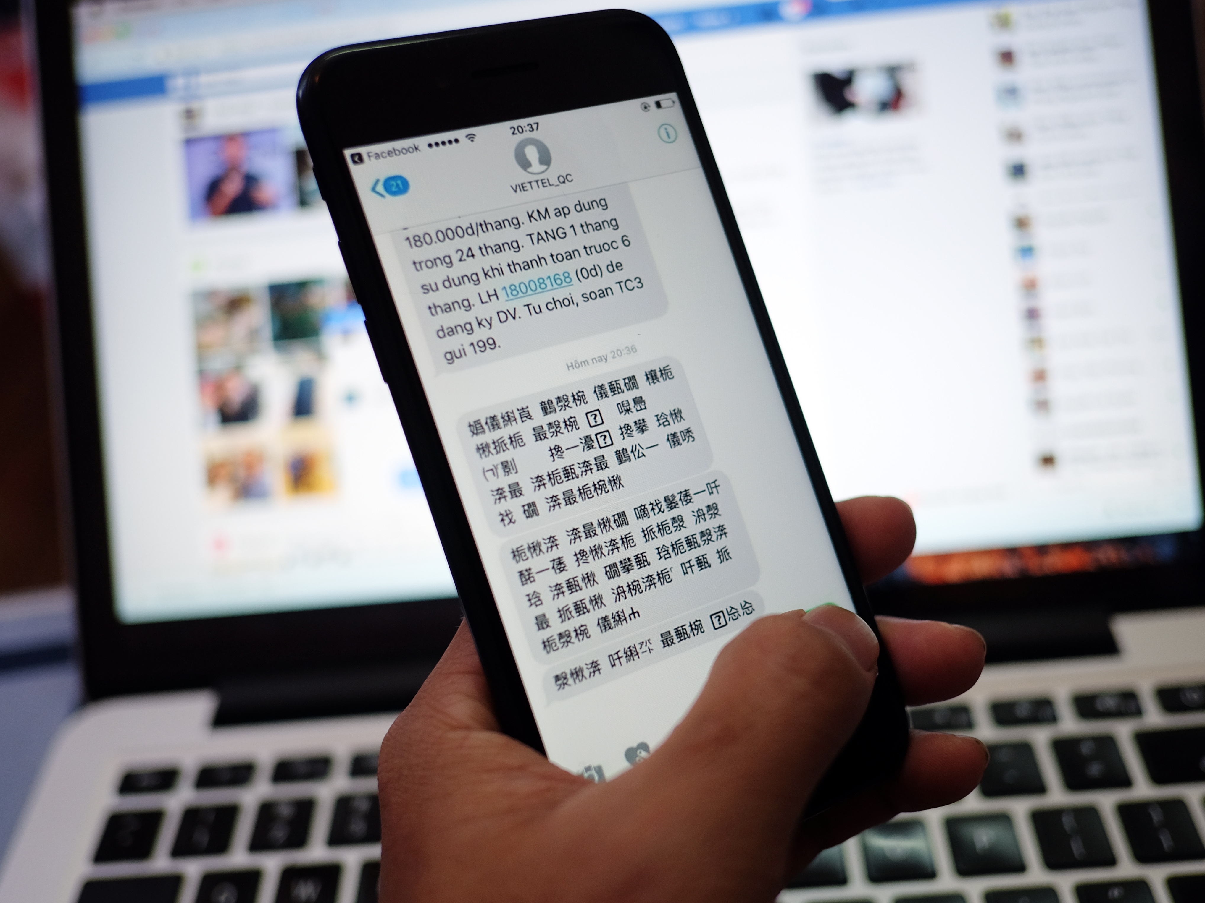 tin nhan tuong hinh Viettel anh 1