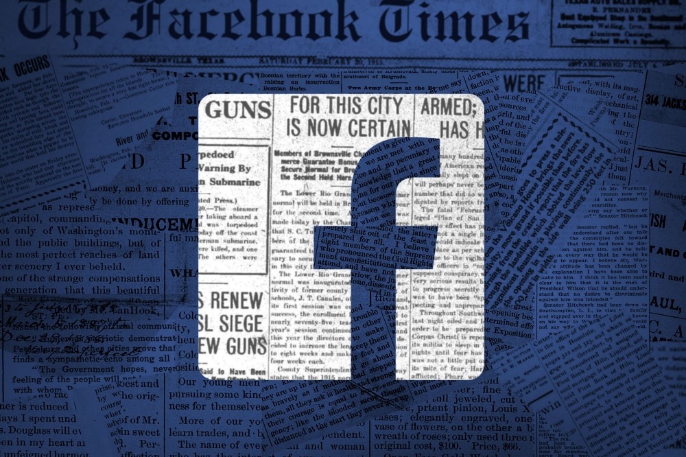 Facebook, Google dang mac no bao chi hinh anh