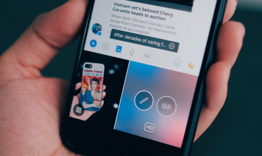 Mot so nguoi dung o VN da gui duoc anh HD qua Facebook Messenger hinh anh