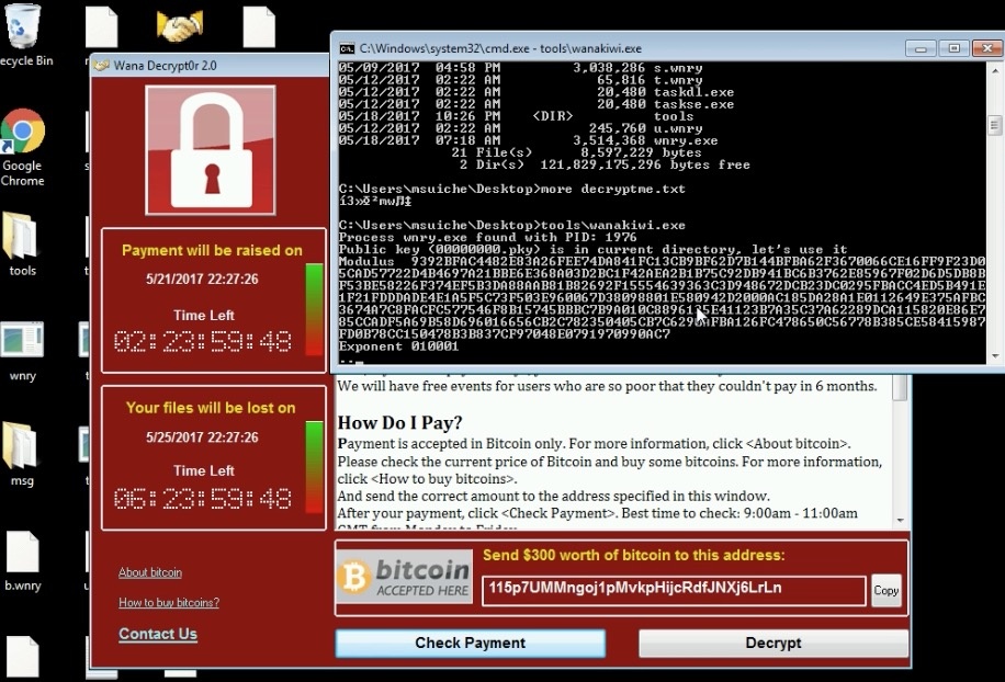 Huong dan su dung cong cu WannaKiwi de giai ma doc WannaCry hinh anh