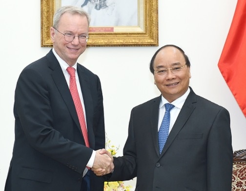 Thu tuong tiep lanh dao cua Google hinh anh