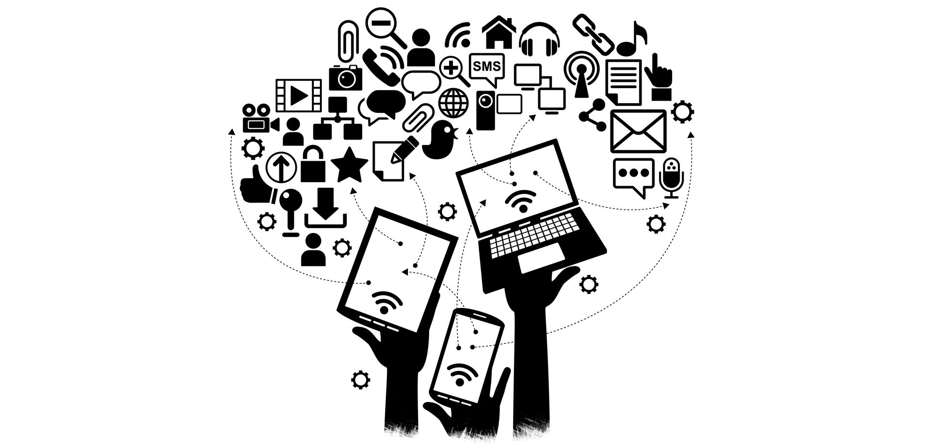 May tinh dang dan tro nen vo hinh hinh anh