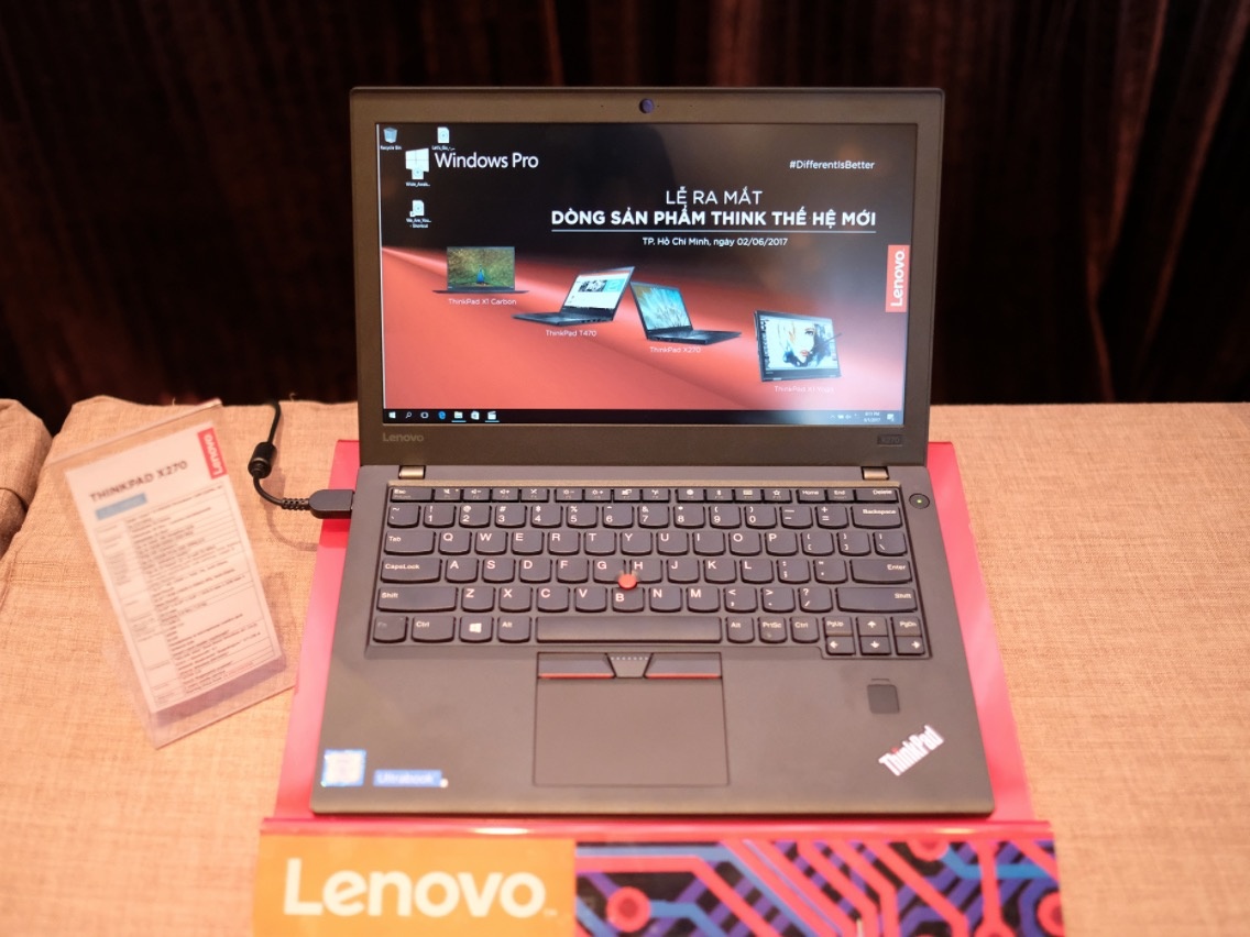Lenovo ra loat laptop dong Think moi tai Viet Nam hinh anh
