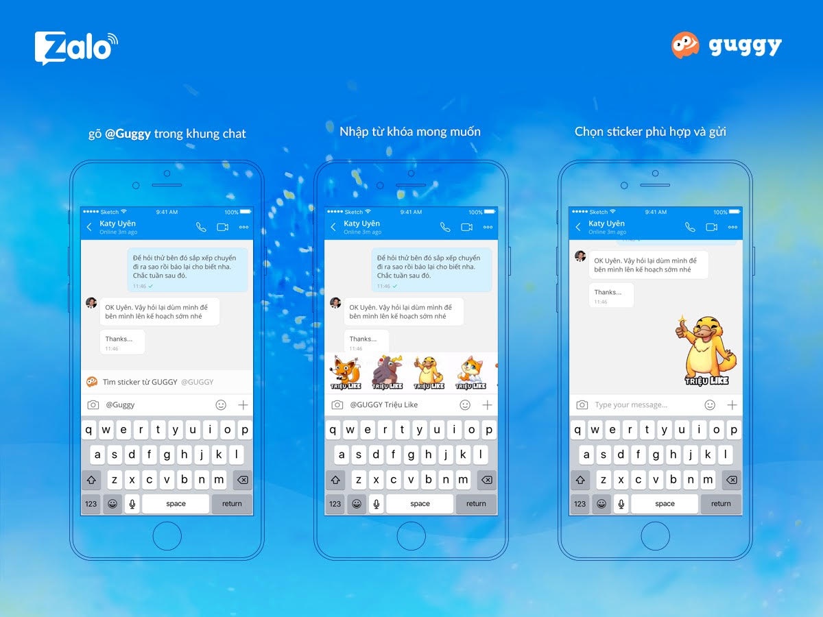 Zalo them kho sticker,  Thay la yeu thuong anh 1